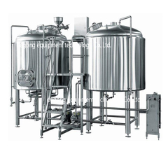 Pivní pivovarský systém z nerezové oceli 7BBL, řemeslné pivovarské vybavení s parním ohřevem