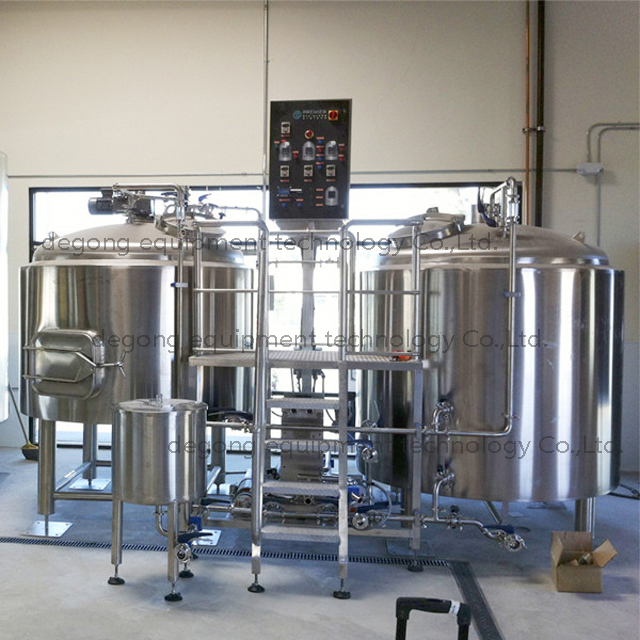 2000L průmyslový automatizovaný pivovar s vyhřívaným ocelovým pivem na prodej