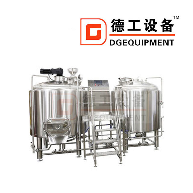 500L 2-Vessel Industrial Nano Beer Pivovar Equipment Stainless Steel Přizpůsobitelné na prodej