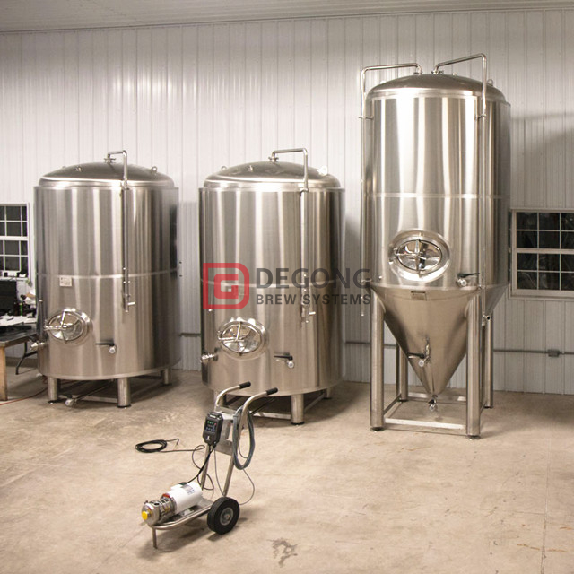 Prodej 1000 l izolovaného a opláštěného tlakového fermentoru / jednotky na pivo