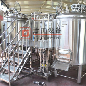 Pivovarský pivovar o objemu 1 000 l, vyrobený z nerezové oceli, aplikovaný na pivovarský pivovar
